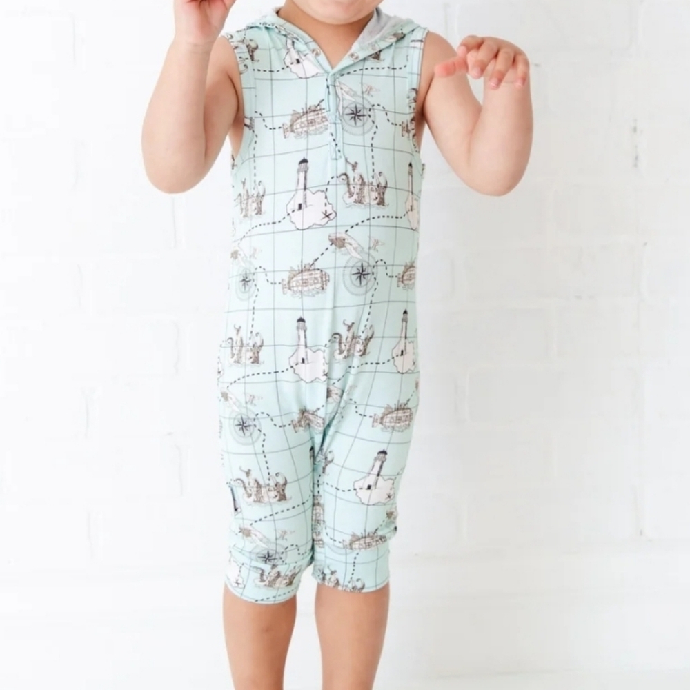 Dreamiere Treasure Nap Bamboo Romper size 18-24 mon